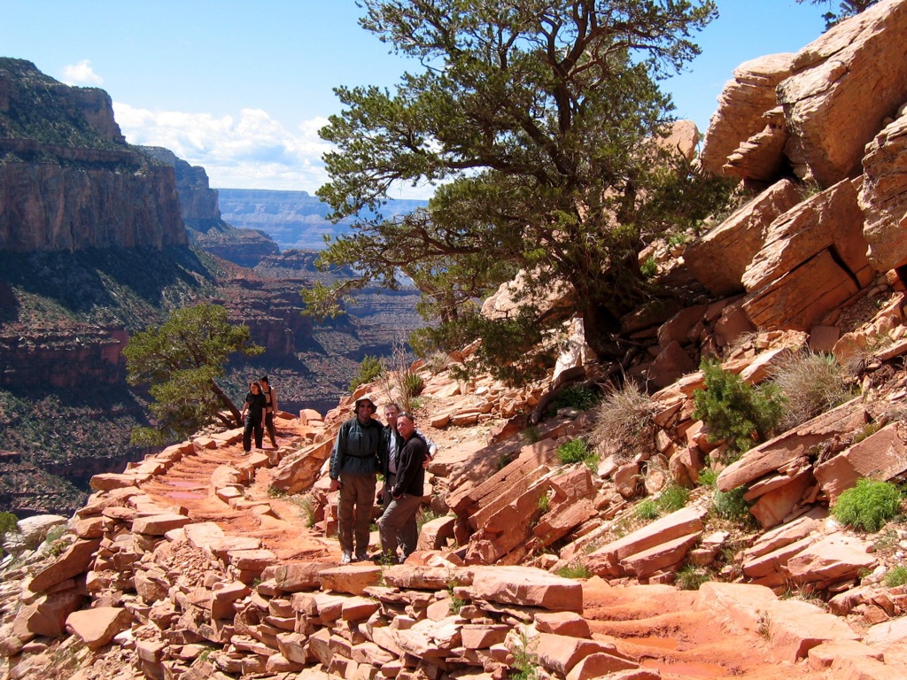 The boys plus some random people/