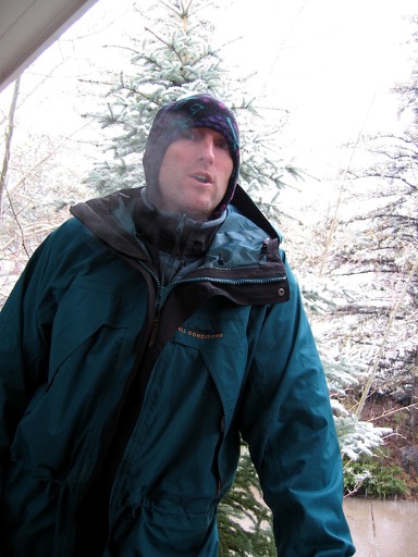 Dan in the snow