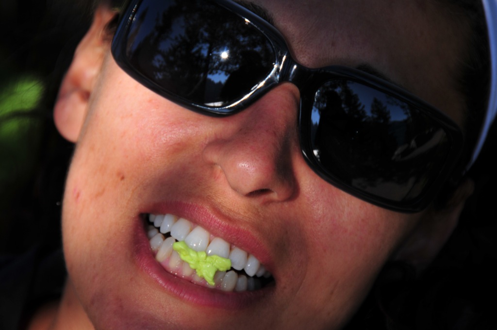 ... matched Assana's gum/