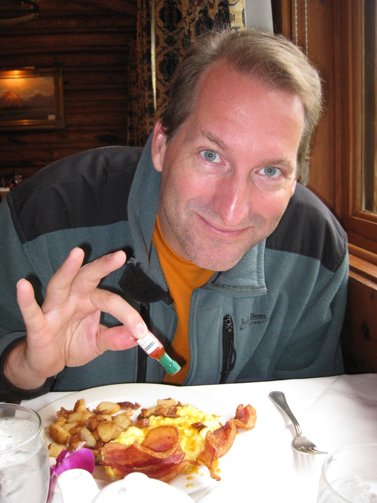 Tiniest Tabasco bottle ever/