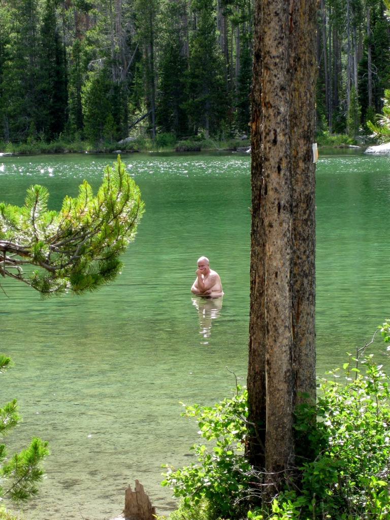 ... turns out depressed *naked* dude!/