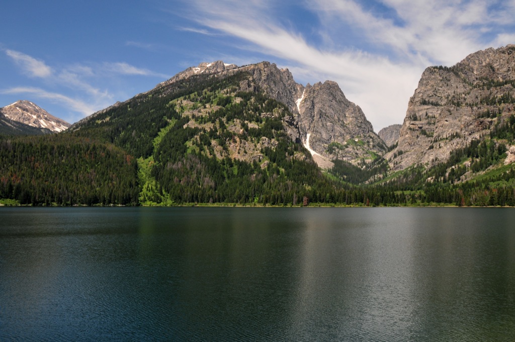 And the lake was calm again/