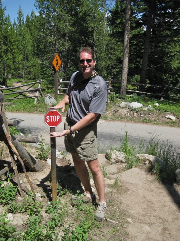 Tiniest stop sign ever!/