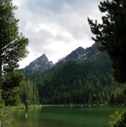 Lake with depressed dude/
		    