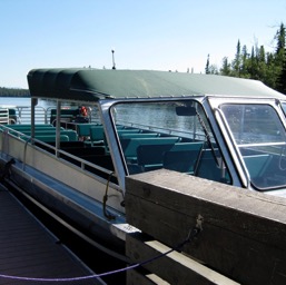 Water taxi across Jenny Lake/
		    