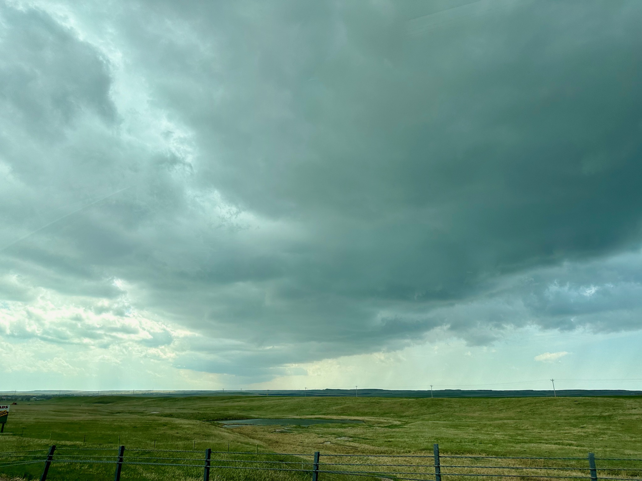 I-90 E - Just us and the big rigs... and the storm/16000 Hwy 1416, New Underwood, SD 57761, USA