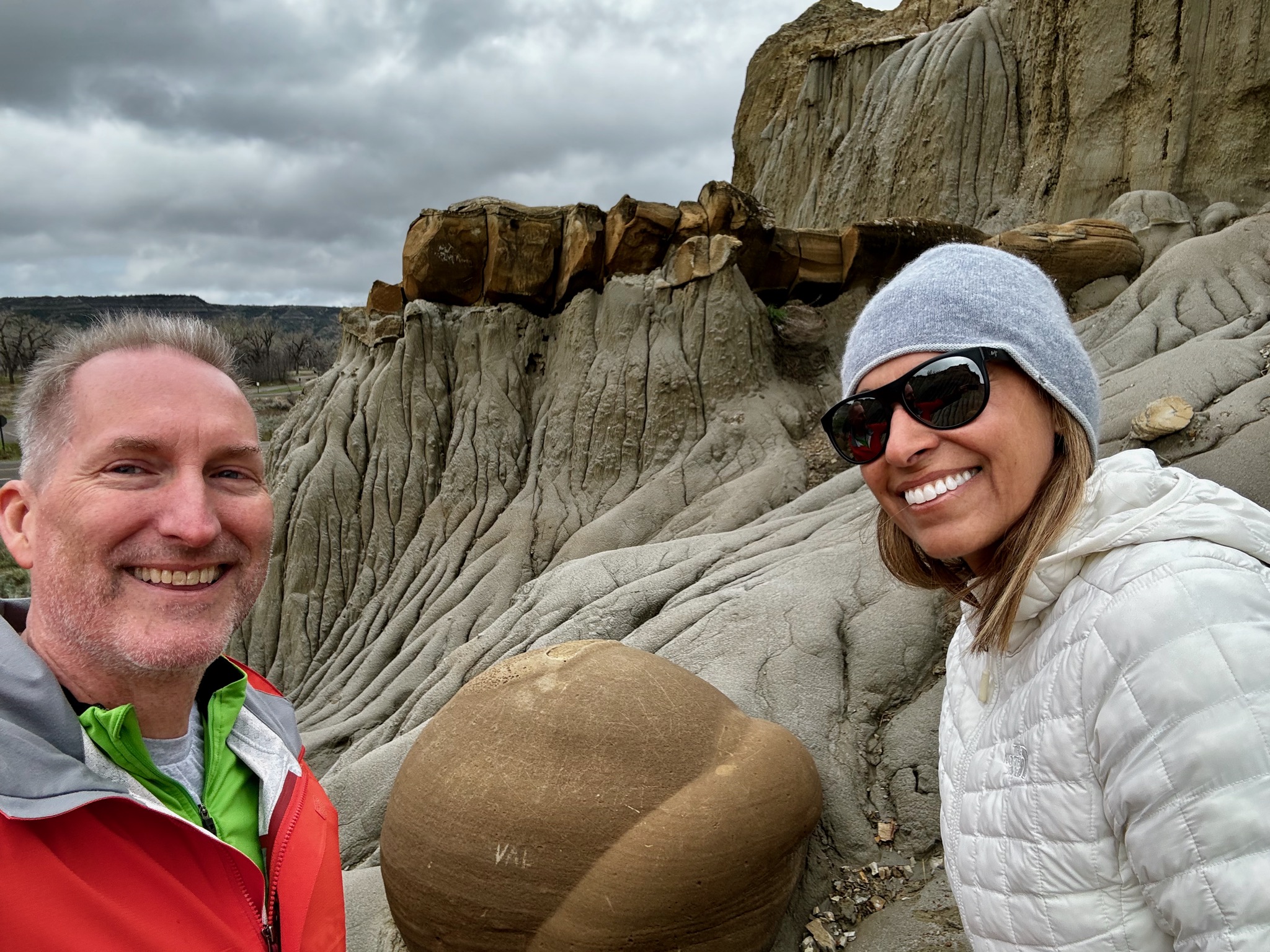 Cannonball concretions in T. Roosevelt NP, North Unit/239 Juniper Cp Rd, Grassy Butte, ND 58634, USA