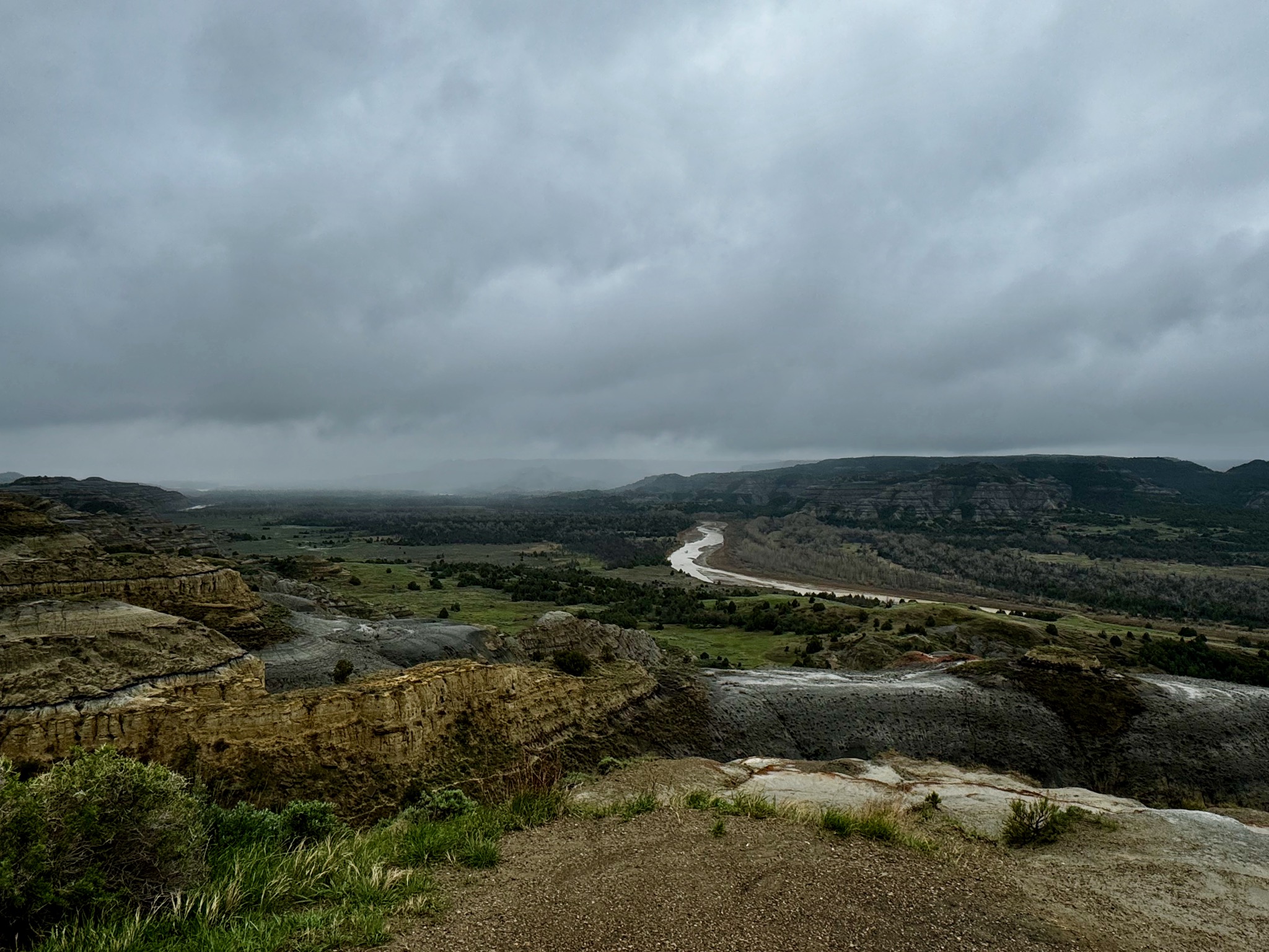 Riverbend Overlook Trail - T. Roosevelt NP, North Unit/