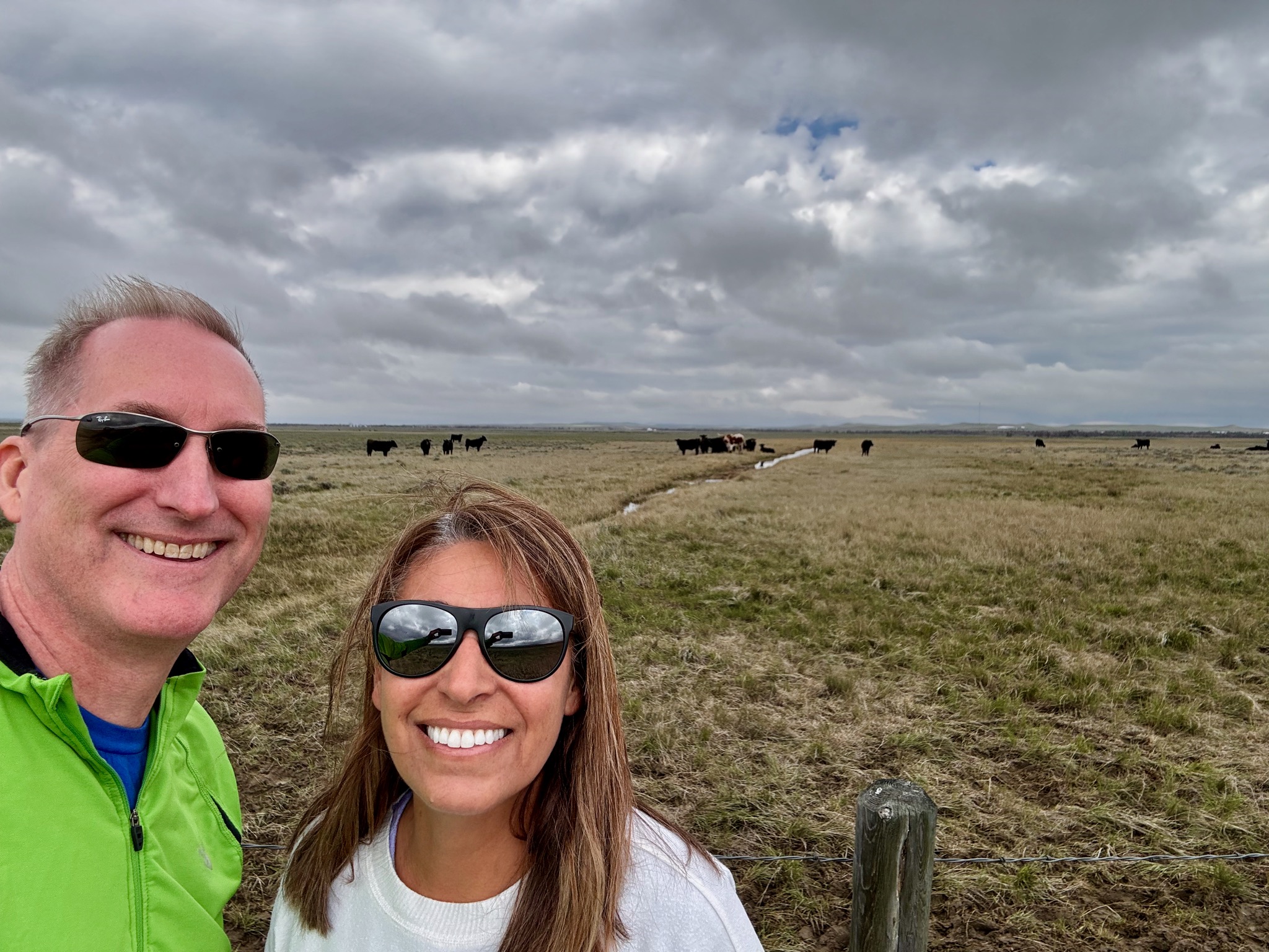 Mr. Big horn and his only lady/