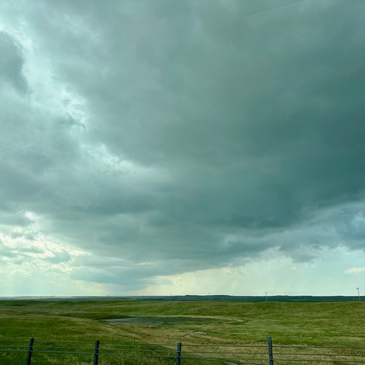 I-90 E - Just us and the big rigs... and the storm/
		    16000 Hwy 1416, New Underwood, SD 57761, USA