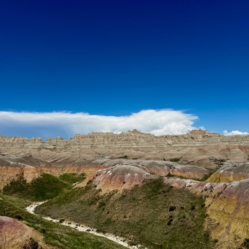 Yellow Mounds Overlook - Badlands National Park/
		    