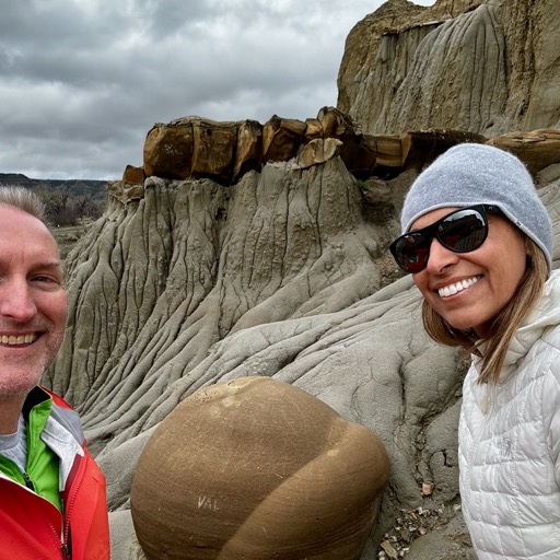 Cannonball concretions in T. Roosevelt NP, North Unit/
		    239 Juniper Cp Rd, Grassy Butte, ND 58634, USA
