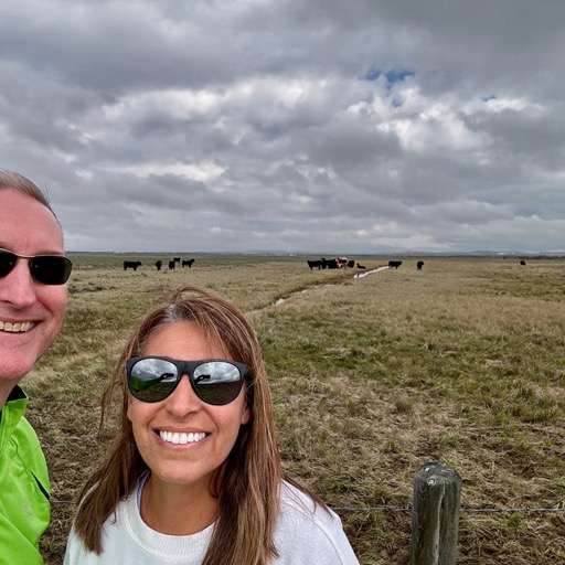 Mr. Big horn and his only lady/
		    
