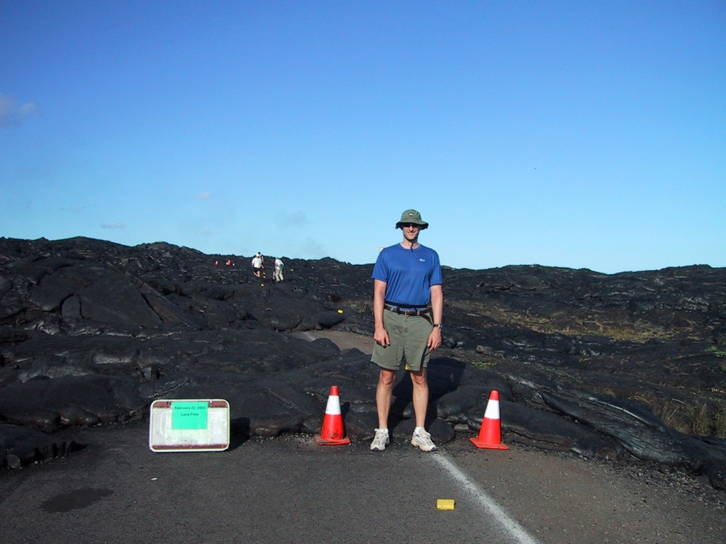 This lava was less than week old/