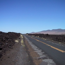 It's like driving on the moon/
		    