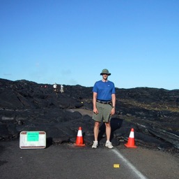 This lava was less than week old/
		    