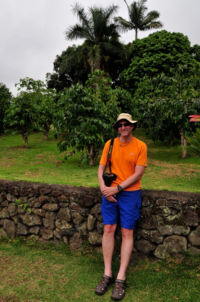 Visiting a coffee plantation/