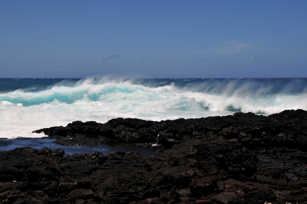 The waves were crazy/
