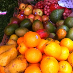Fruit at the farmers market in Kona.../
		    