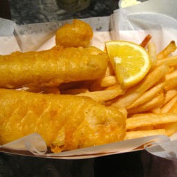 Best fish-n-chips ever at Island Fish & Chips/
		    