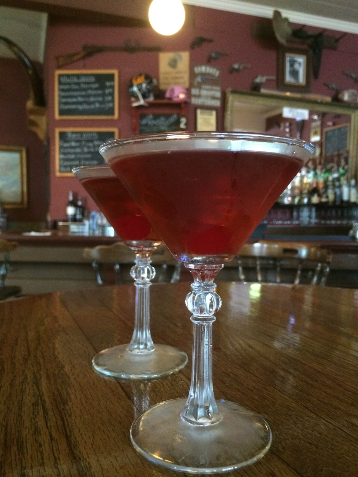 A nice drink to cap off the trip!/