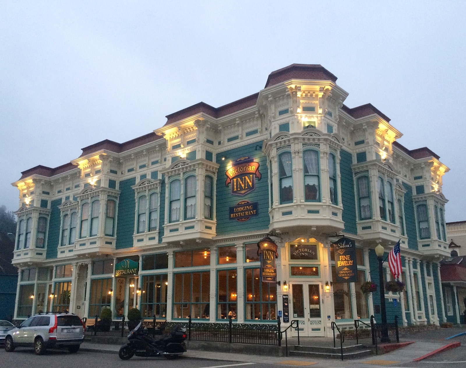 Victorian Inn, where we stayed/