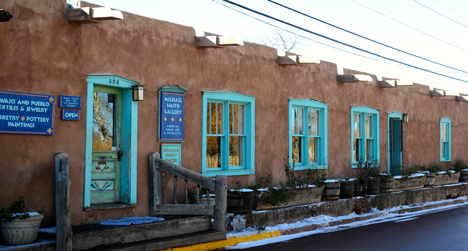 Canyon Road's art galleries/