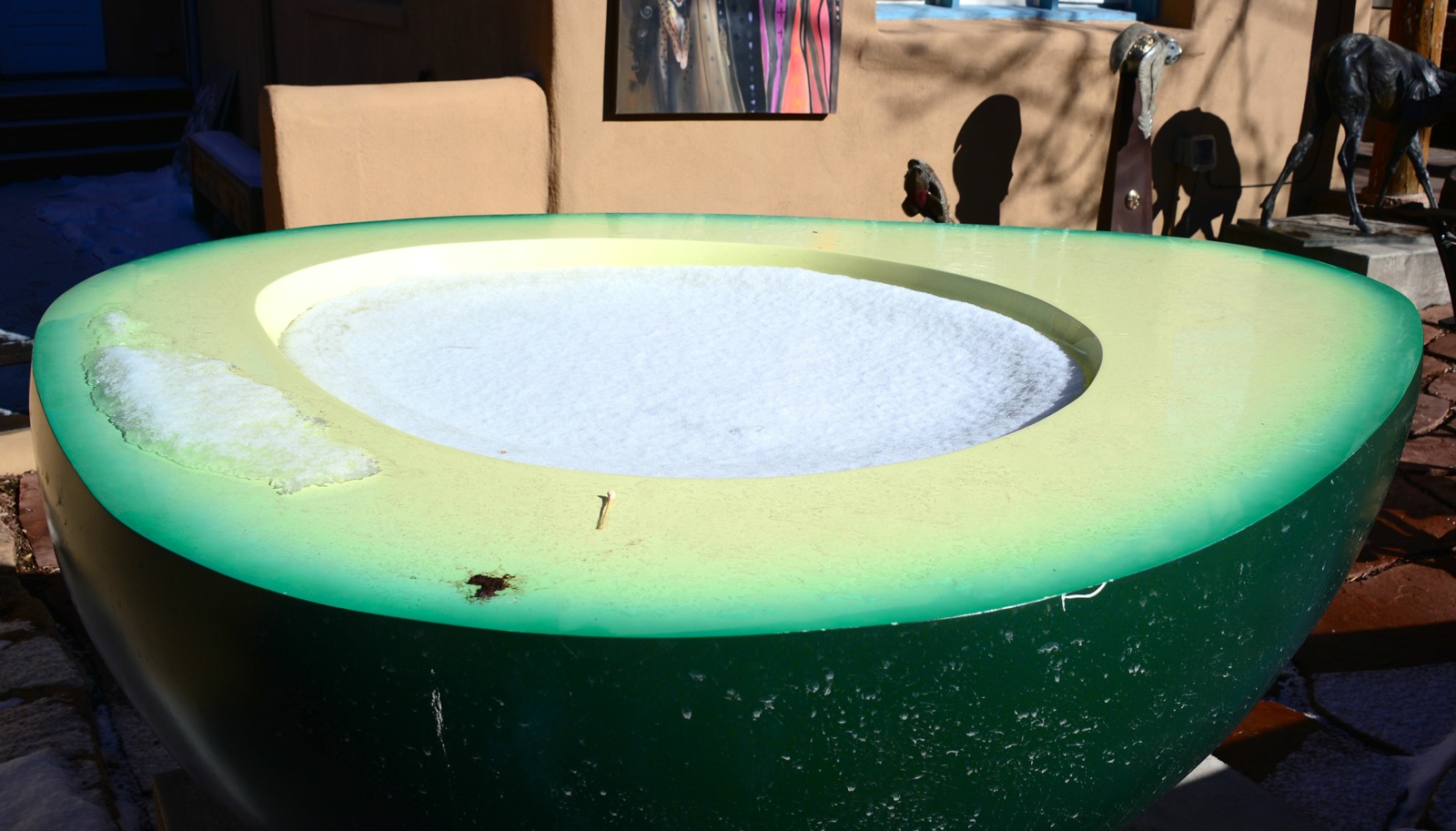 Hmmm... who wouldn't want a giant avocado half?/