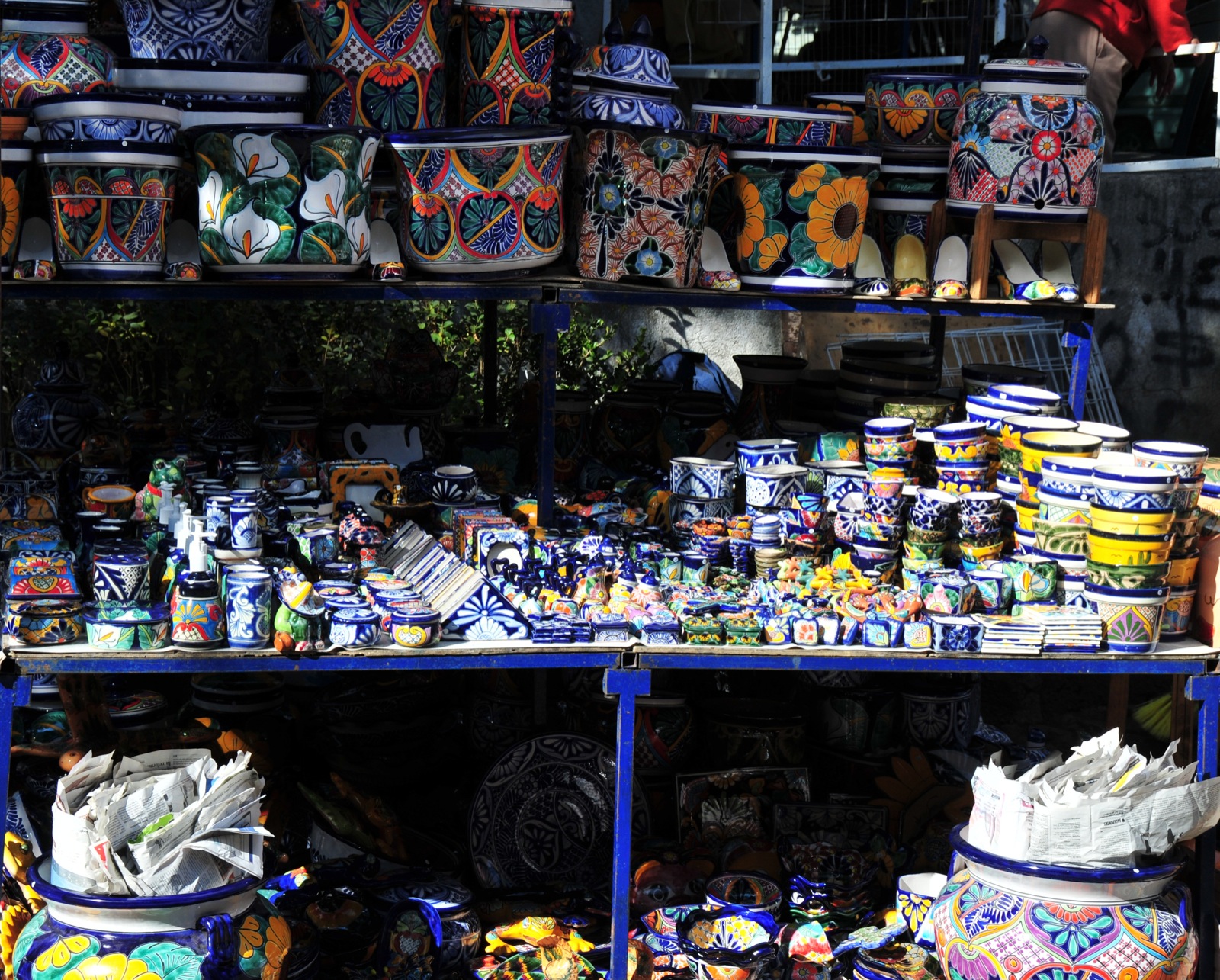 Oh the pottery... still at San Ángel/