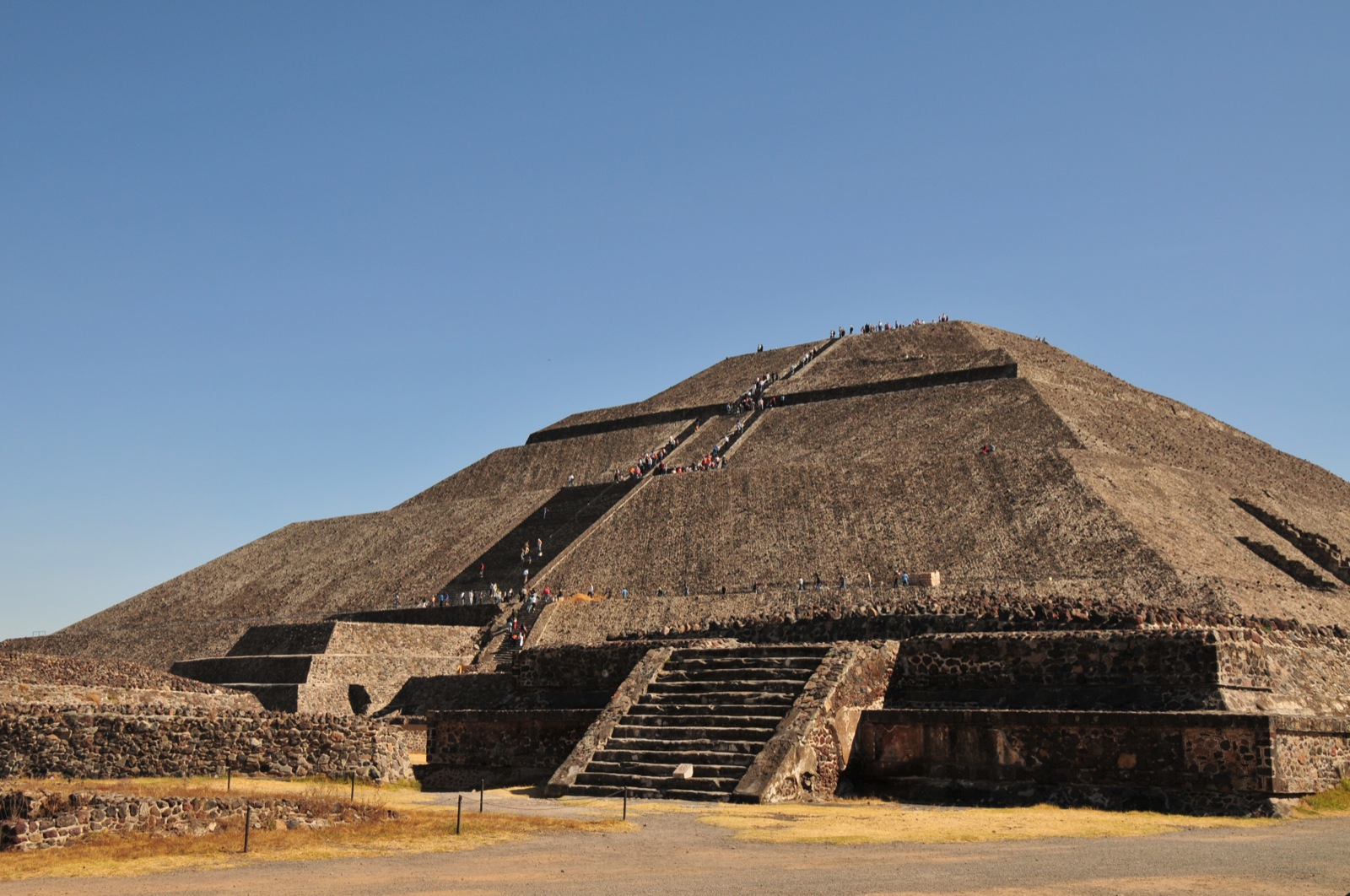The pyramid of the sun, Teotihuacán/