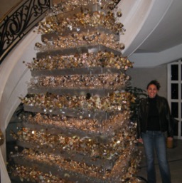 Xmas tree at our hotel/
		    