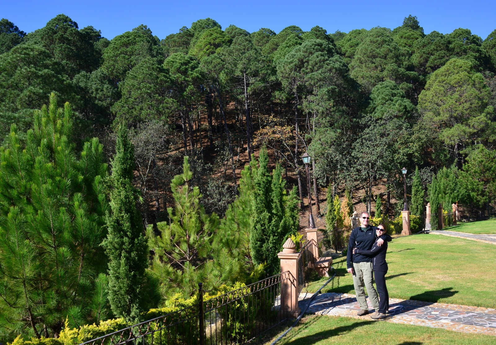 At our hotel in Tlalpujahua/