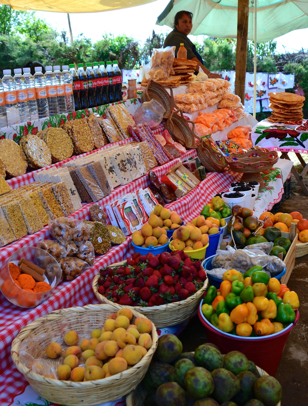 Treats on the way to the trail head/