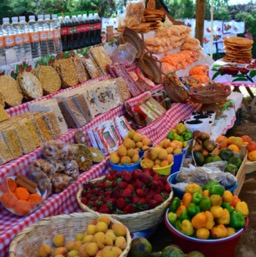 Treats on the way to the trail head/
		    