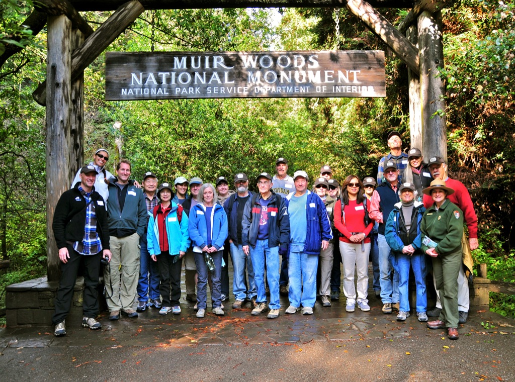 The gang before the hike/