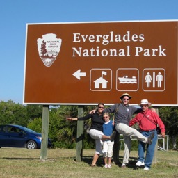 The four of us and the Prius/
		    