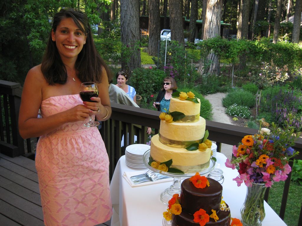 Assana eyeing the cakes/