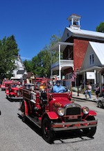 The fire engine parade, Nevada City, CA