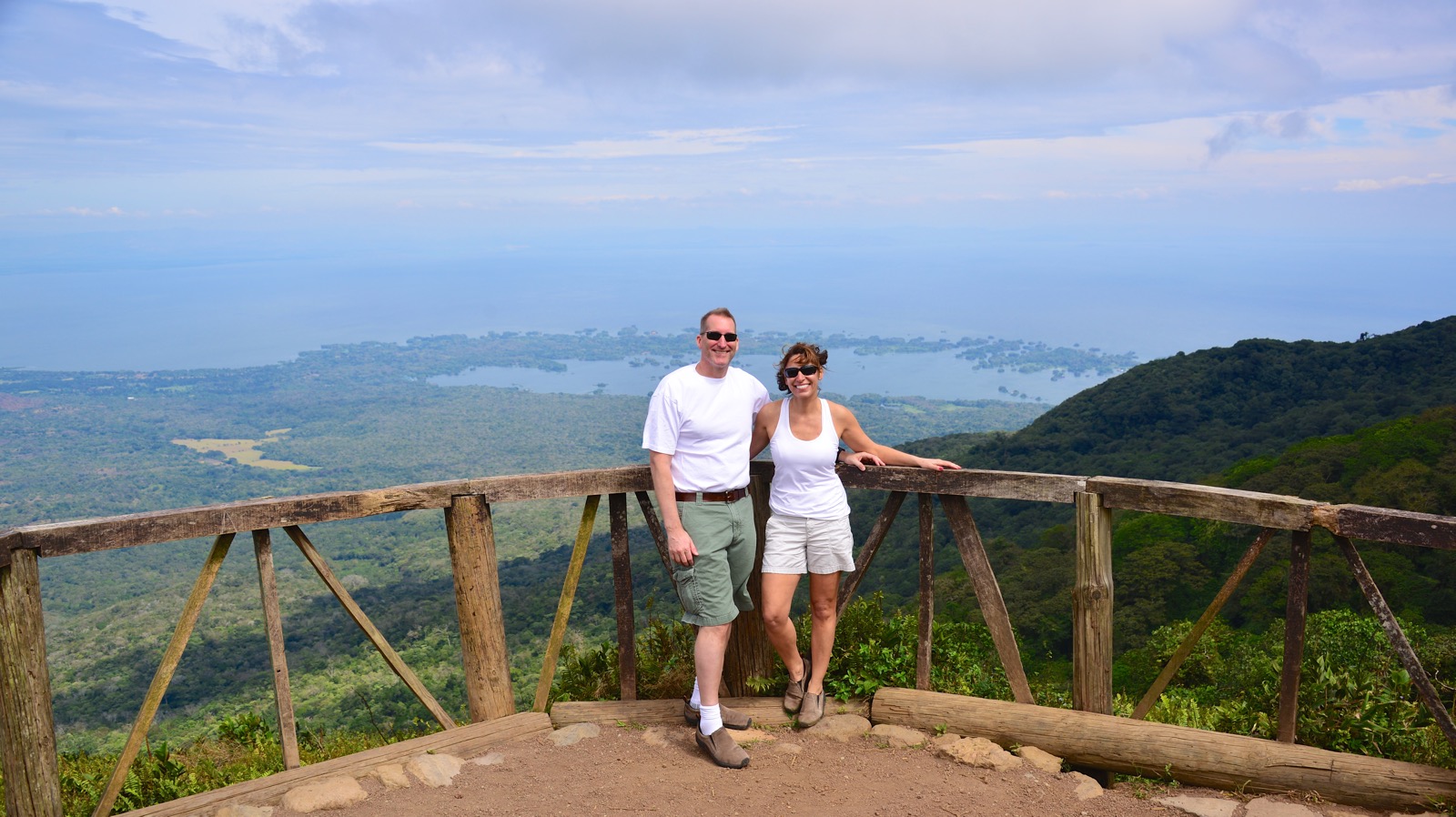 View of Lago Nicaragua and Granada/