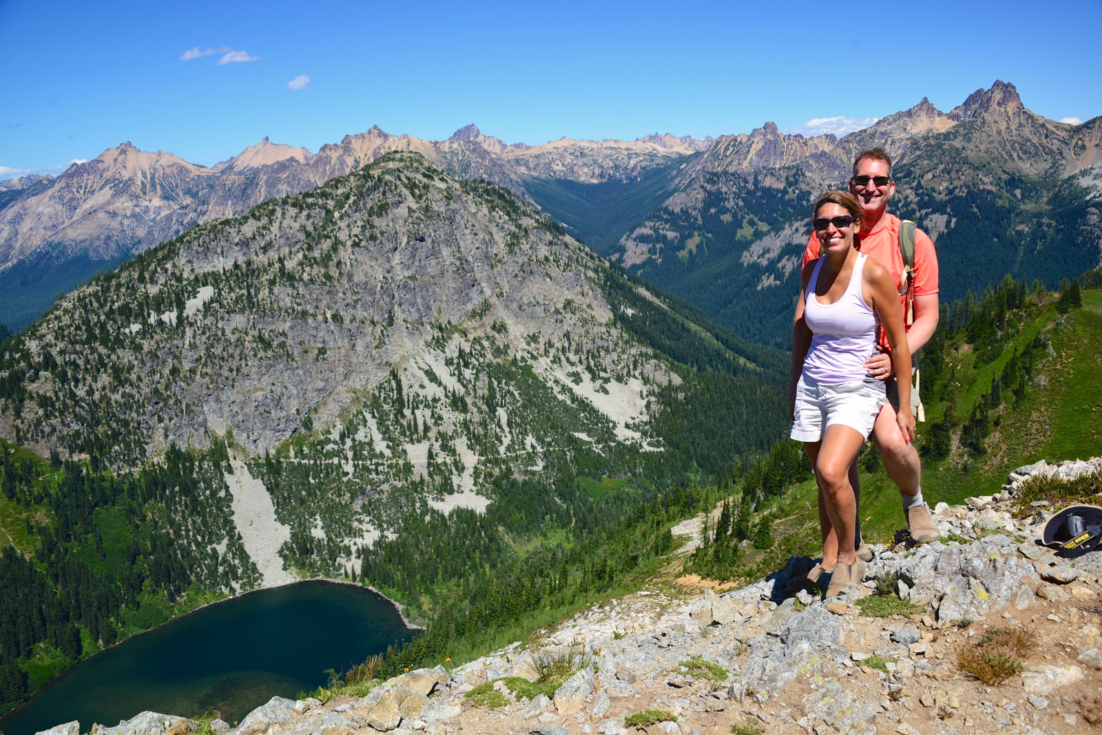 One last photo before heading back down/