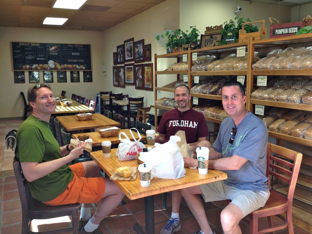 Breakfast before heading out to Joshua Tree NP/