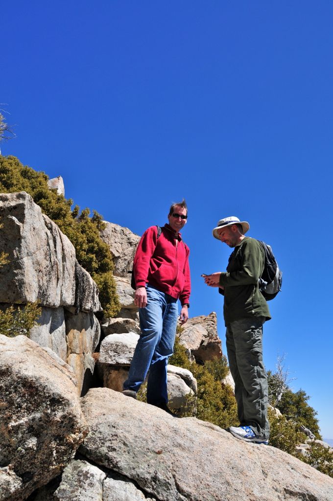 Of course a sloped ledge is the best place to add a blog entry.../