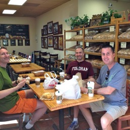 Breakfast before heading out to Joshua Tree NP/
		    