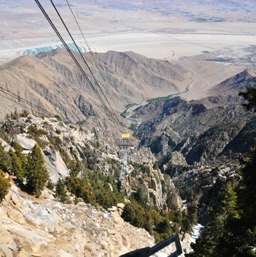 Heading up to San Jacinto State Park/
		    