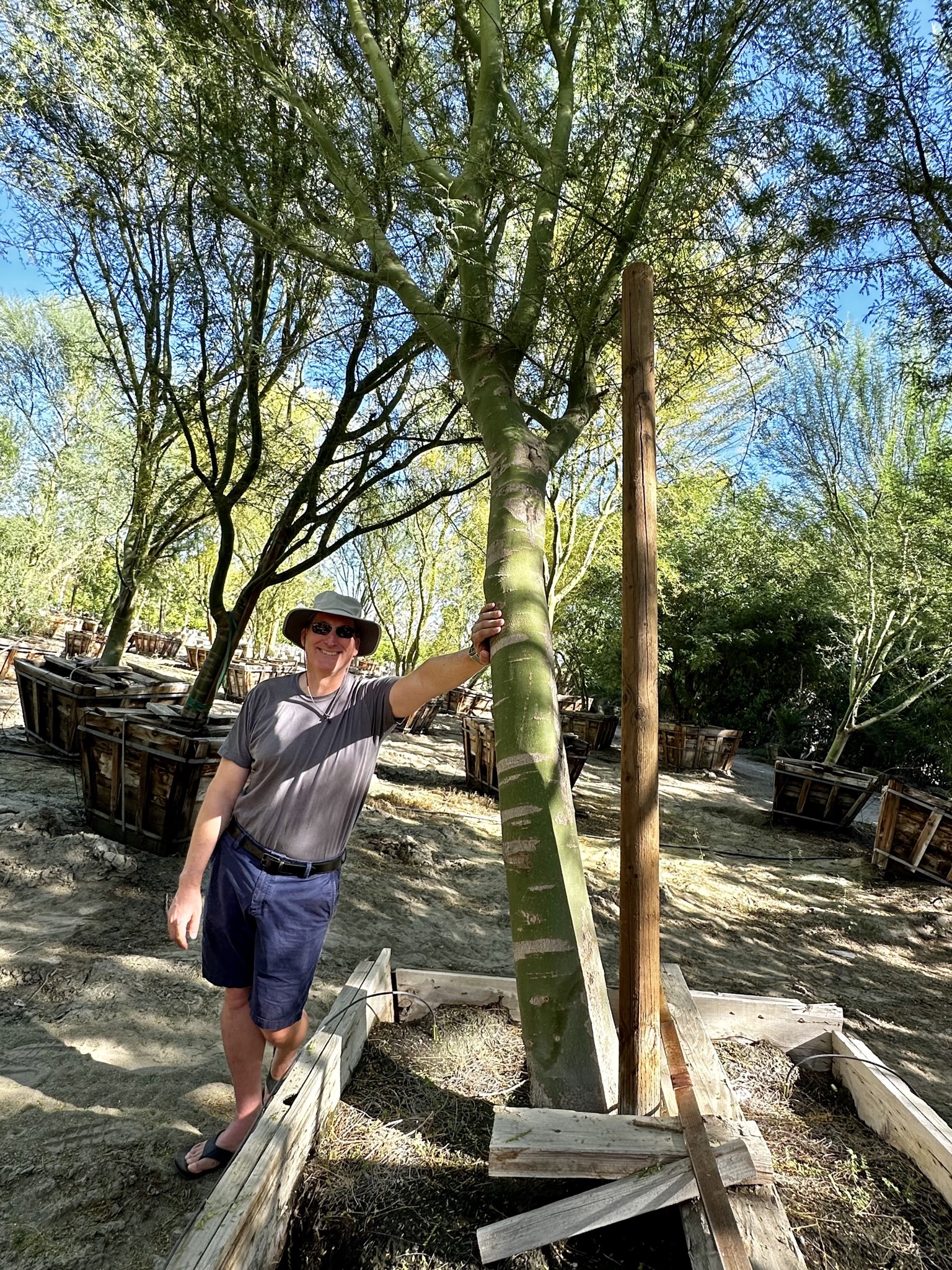 Dan for scale/Festival Campgrounds, 83272 51st Ave, Coachella, CA 92236, USA