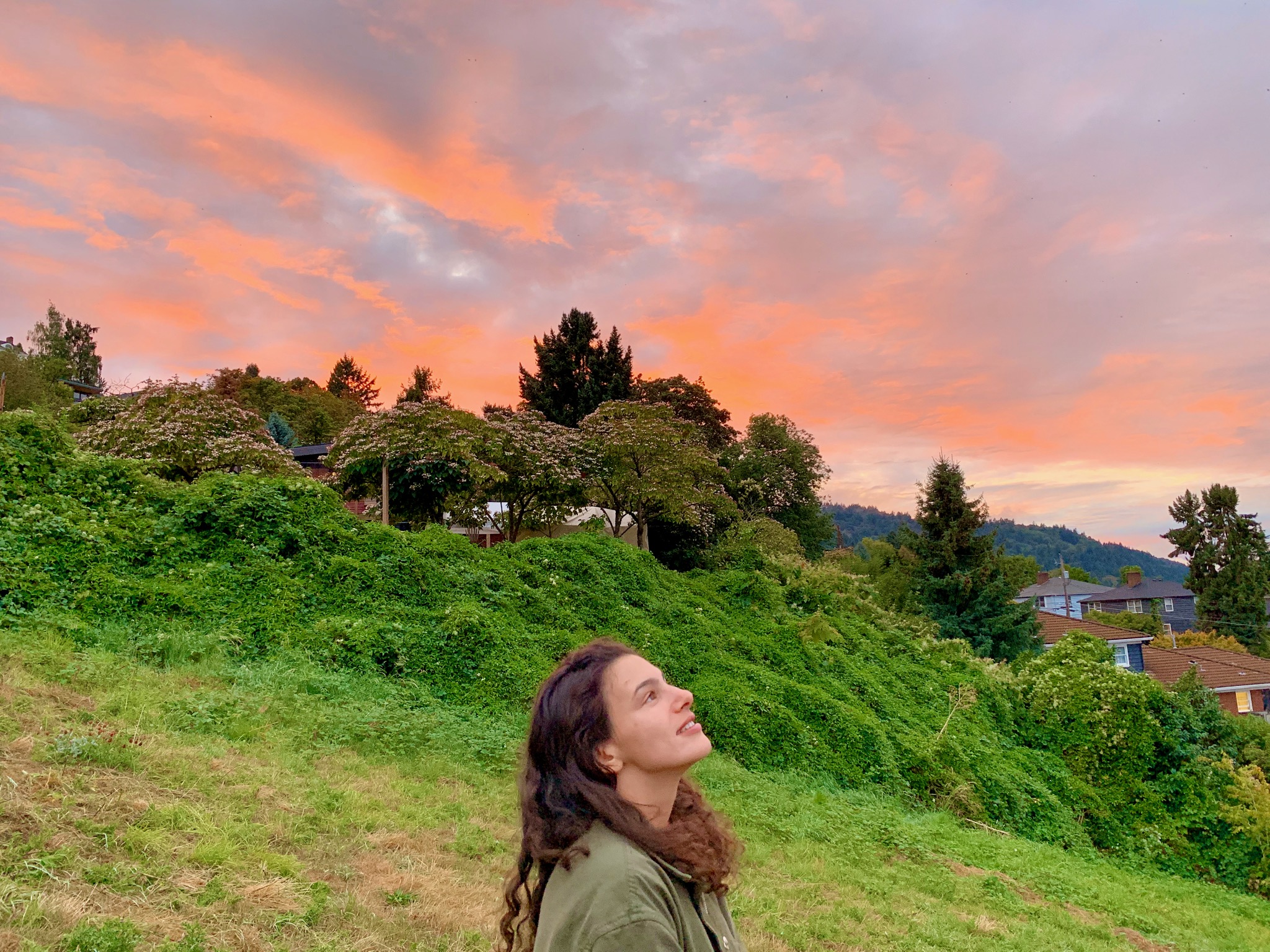 Nicole pondering the Swifts/1400 NW 27th Ave, Portland, OR 97210, USA