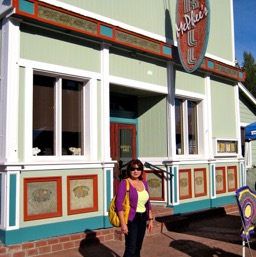 Tara in front of McPhee's/
		    