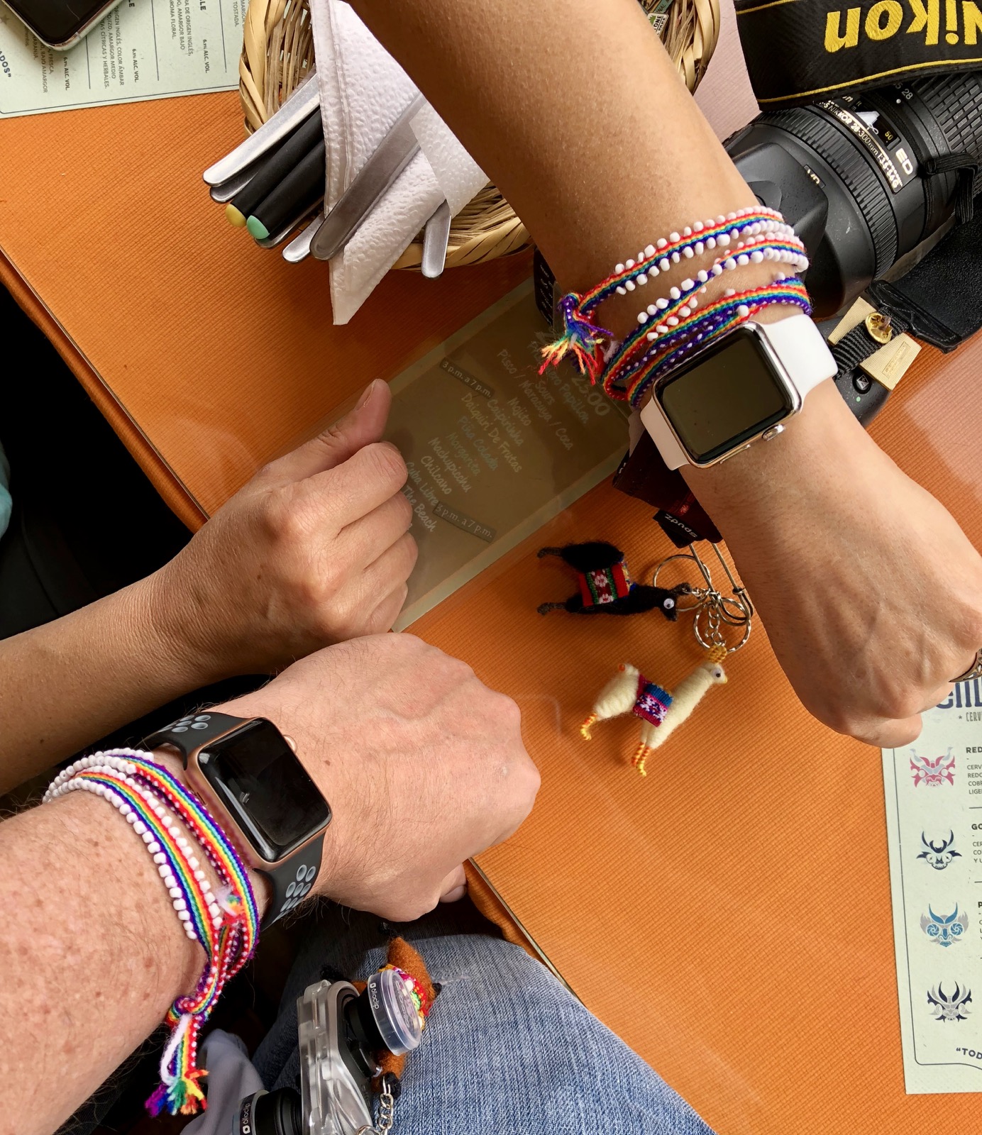 We have no idea why they think we are tourists/