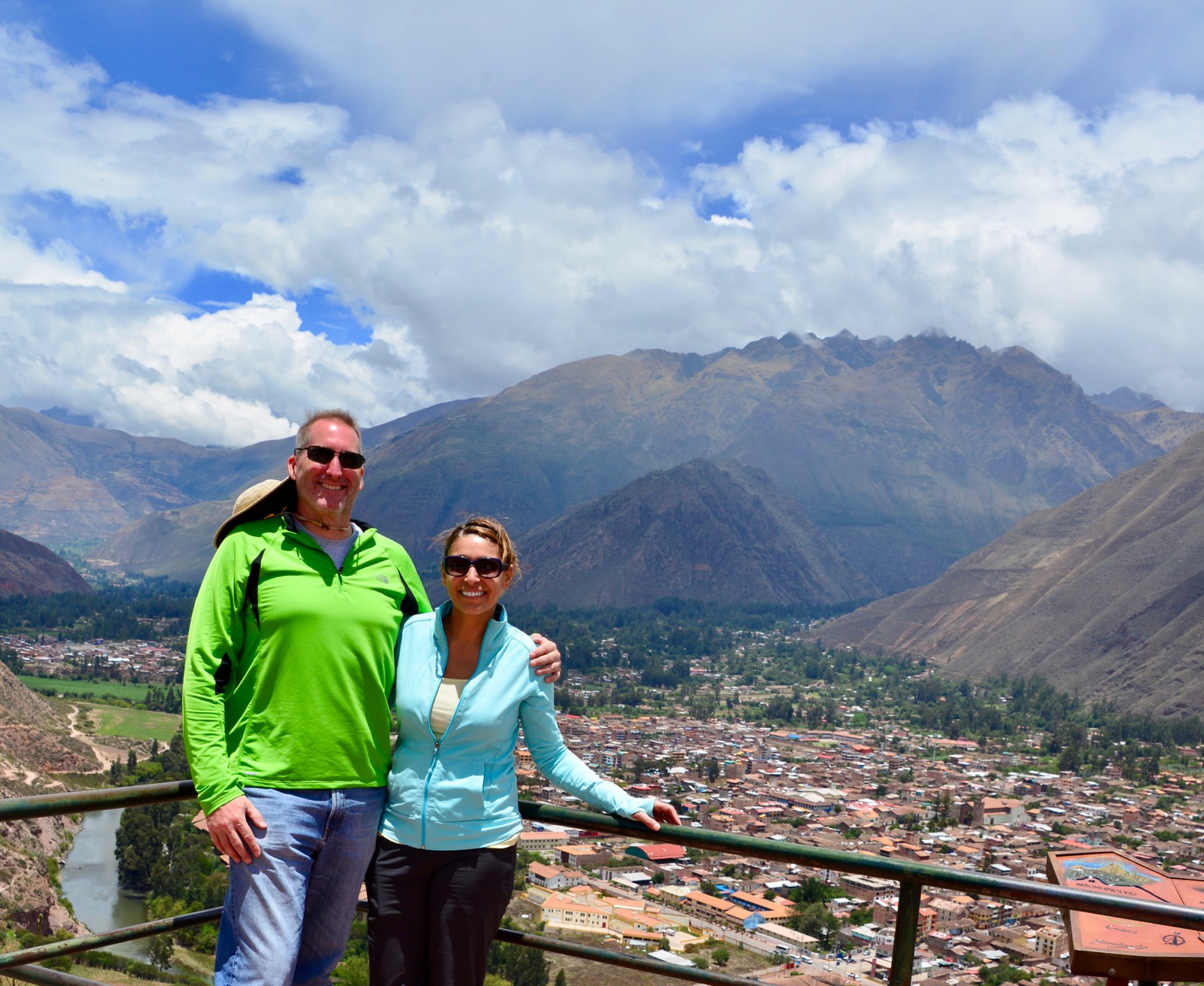 Looking over Urubamba, Peru/