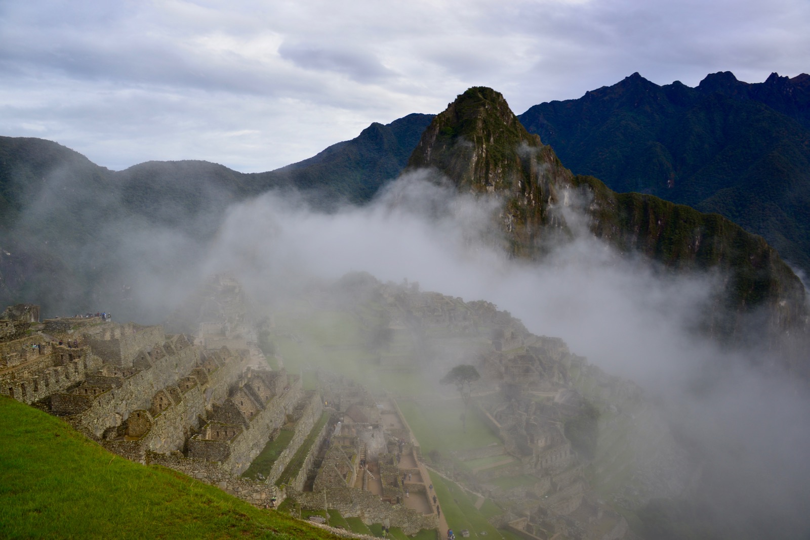 The next morning, the infamous fog is back/
